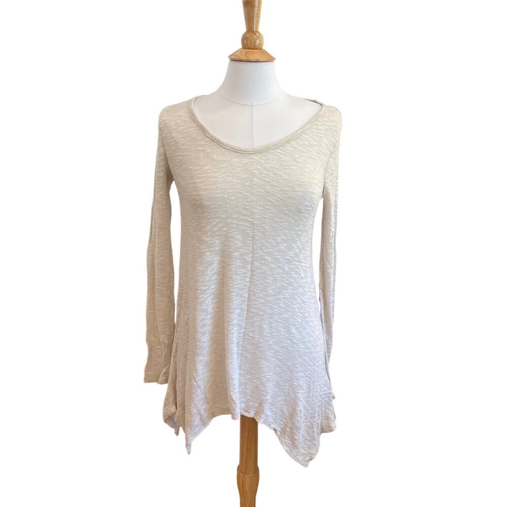 Mudd Cream Lightweight Sweater Tunic, Size M